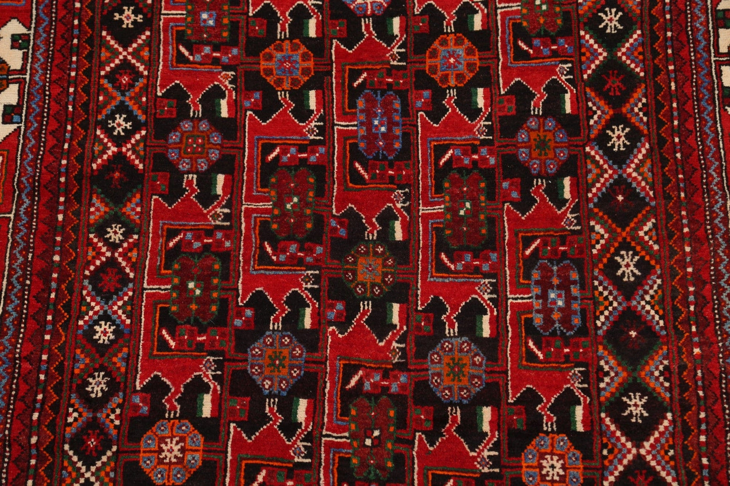 Geometric Malayer Persian Area Rug 5x10