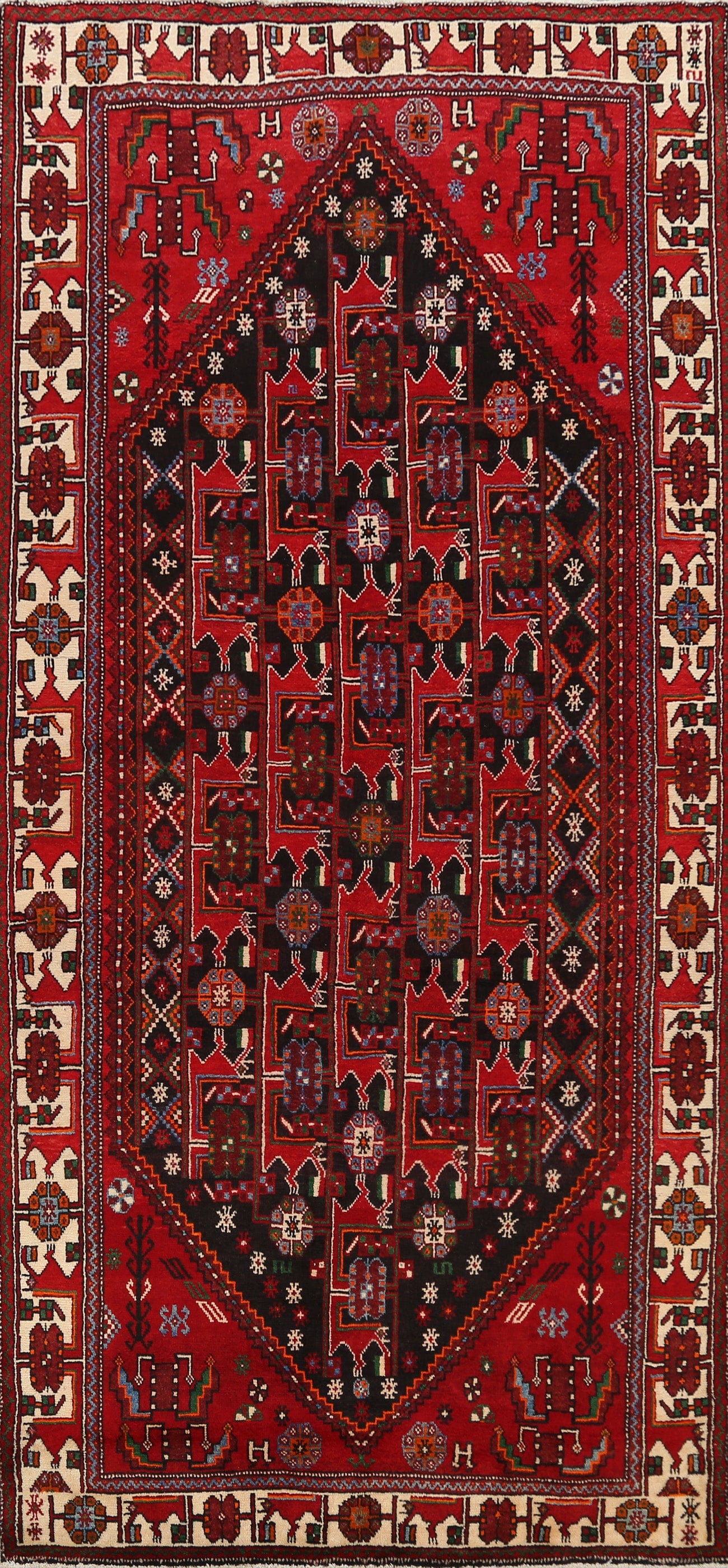 Geometric Malayer Persian Area Rug 5x10