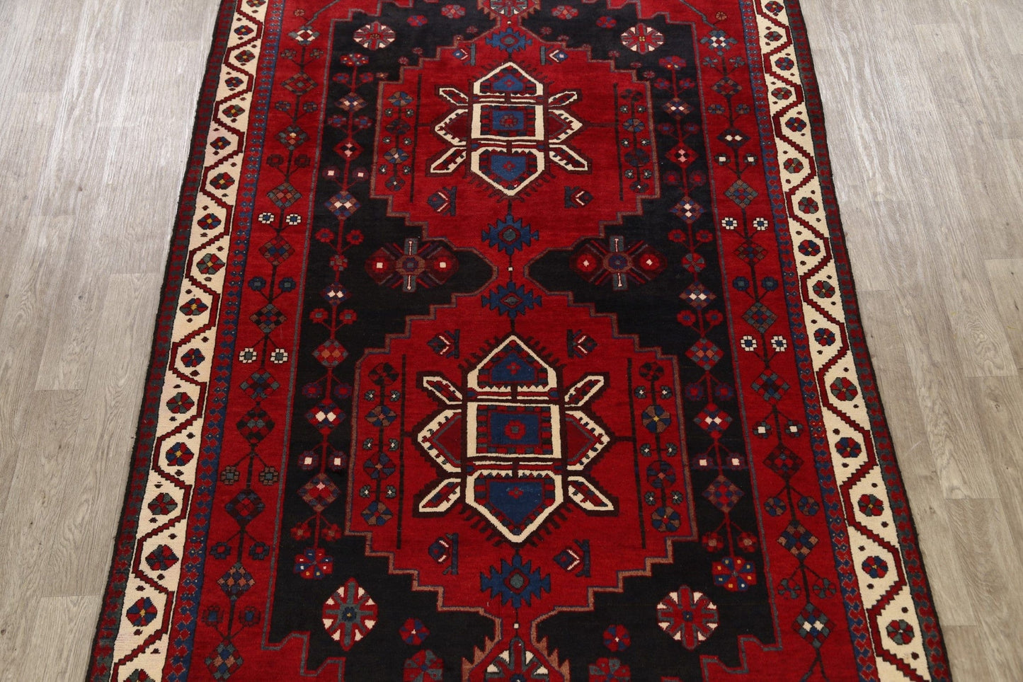 Geometric Meshkin Persian Area Rug 7x10