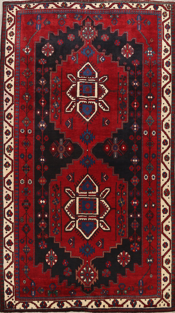 Geometric Meshkin Persian Area Rug 7x10