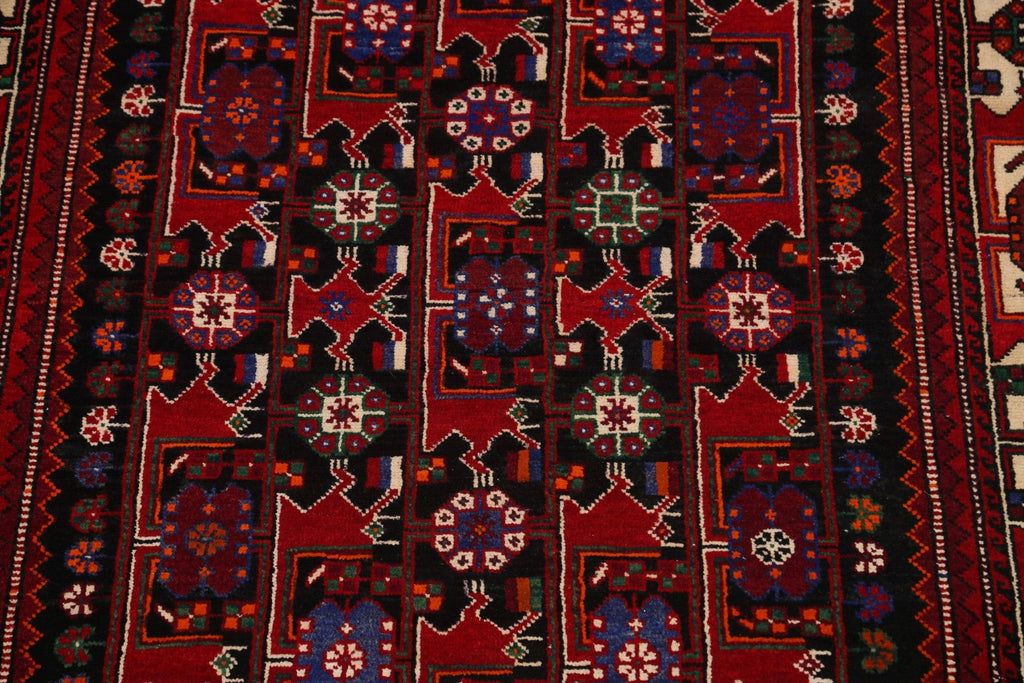 Geometric Bakhtiari Persian Area Rug 5x10