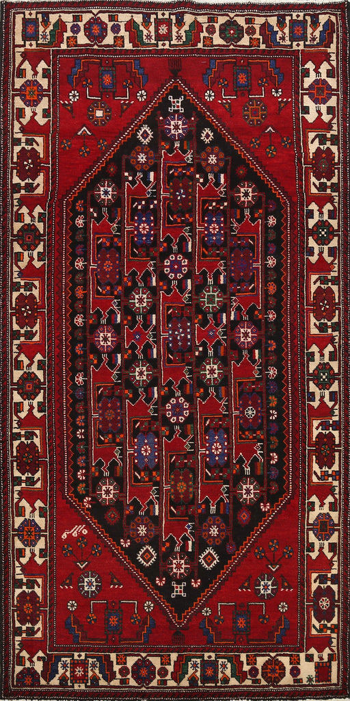 Geometric Bakhtiari Persian Area Rug 5x10