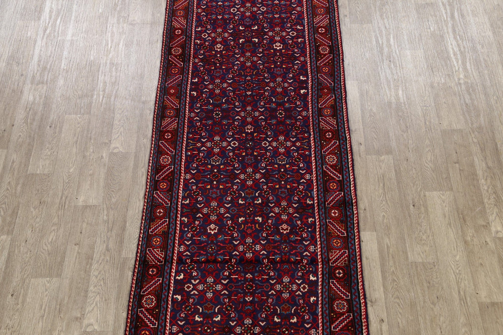 Geometric Mahal Persian Runner Rug 4x11