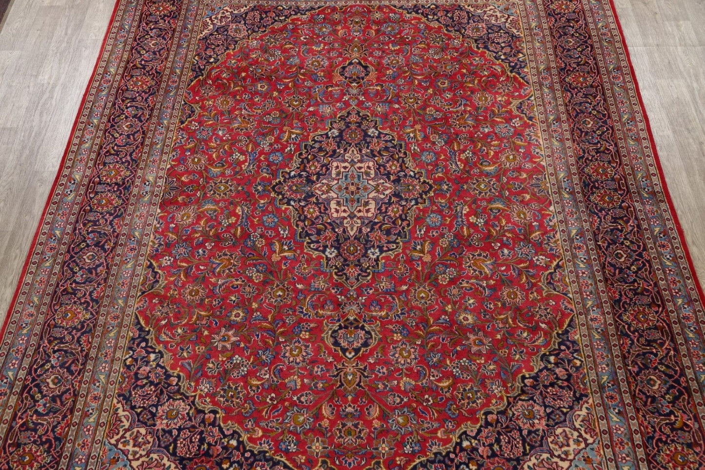 Traditional Kashan Persian Area Rug 10x13