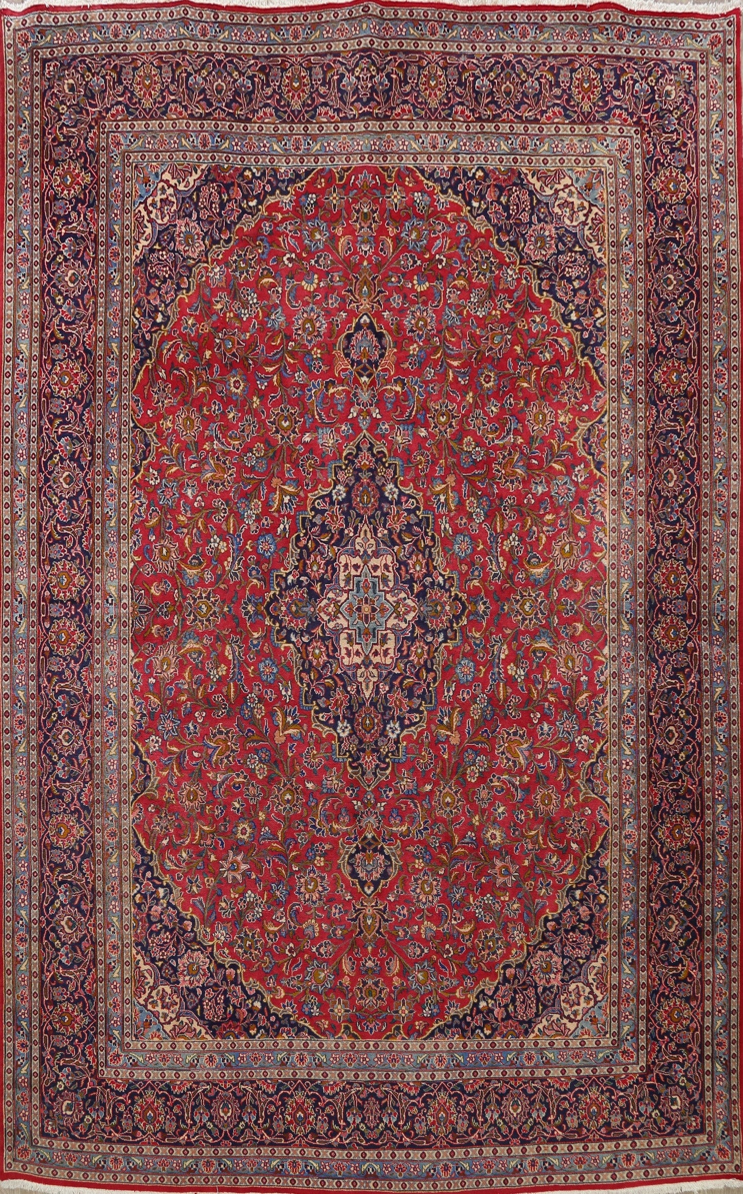 Traditional Kashan Persian Area Rug 10x13