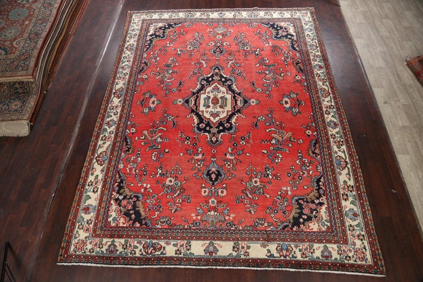 Floral Hamedan Persian Area Rug 10x13