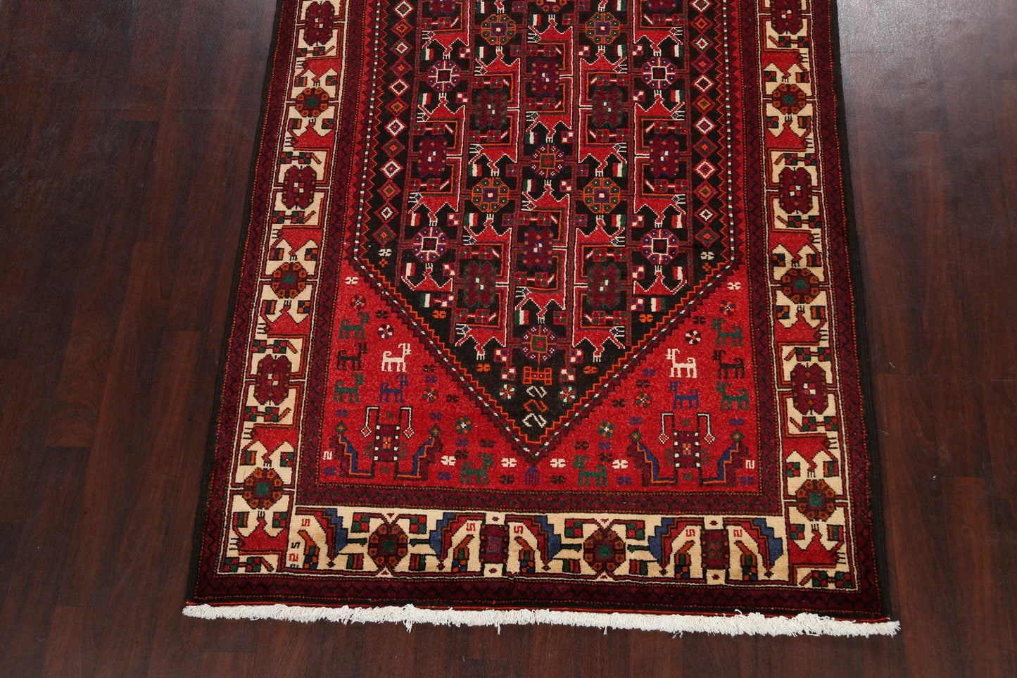 Geometric Bakhtiari Persian Area Rug 6x10