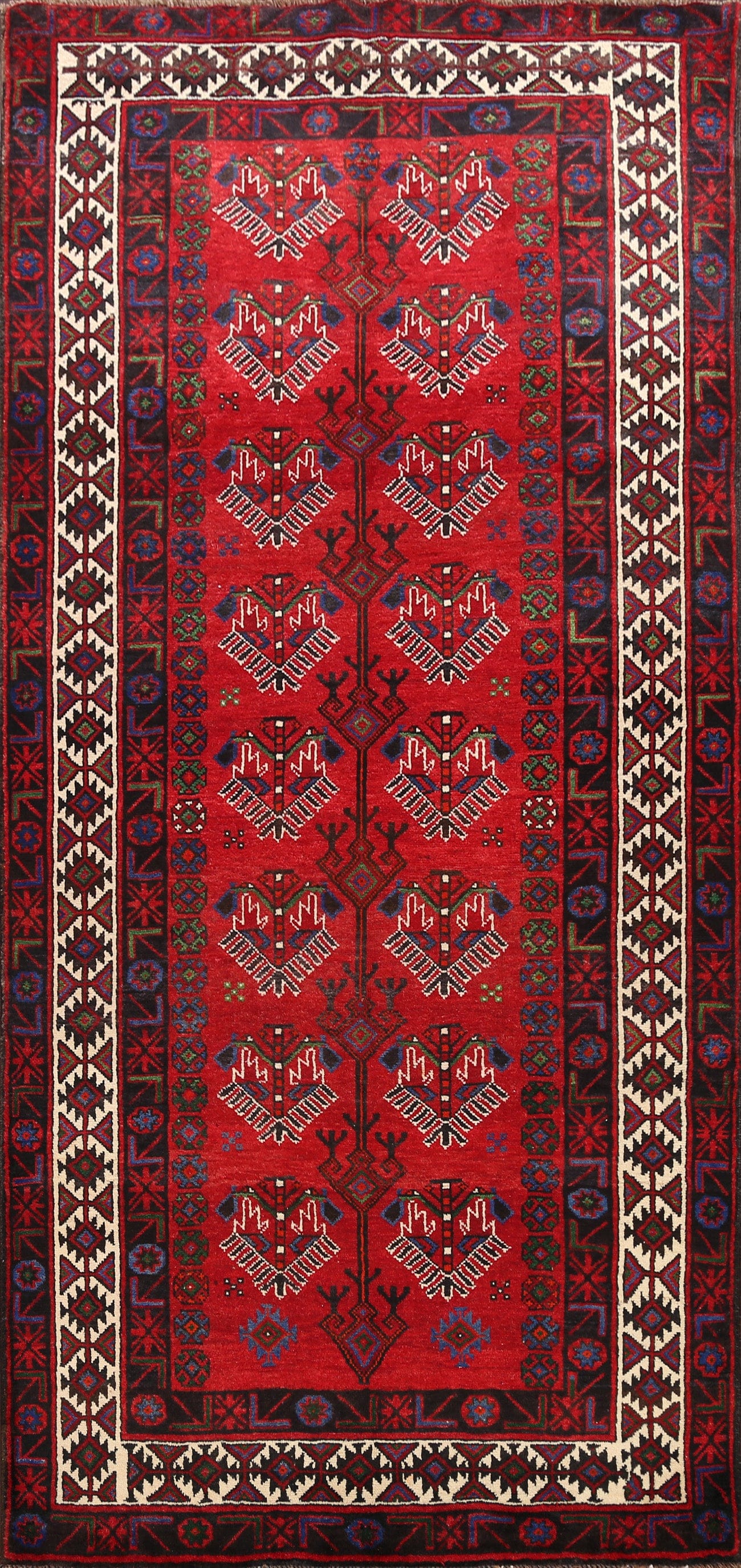 Geometric Shiraz Persian Area Rug 5x10