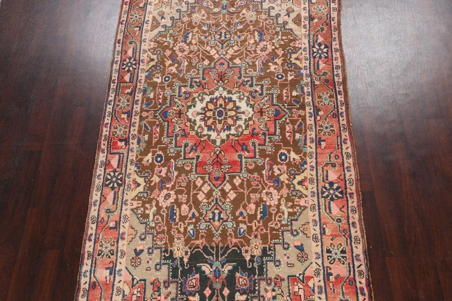 Geometric Hamedan Persian Area Rug 5x10