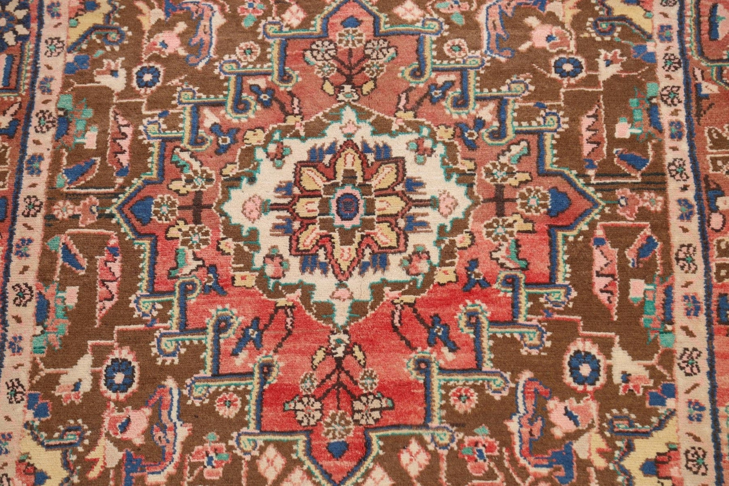 Geometric Hamedan Persian Area Rug 5x10