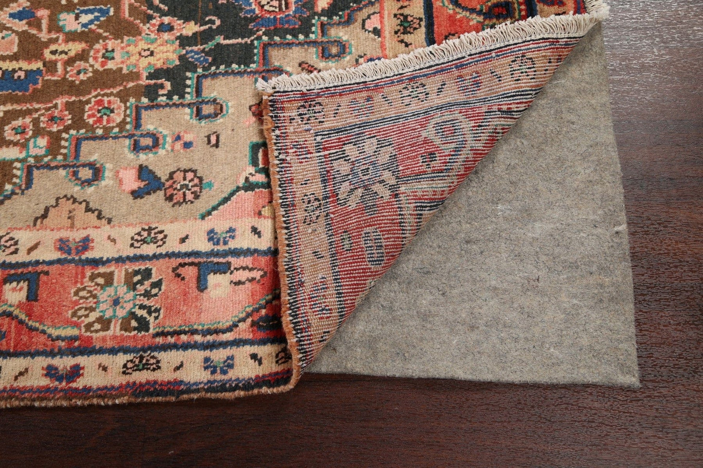 Geometric Hamedan Persian Area Rug 5x10