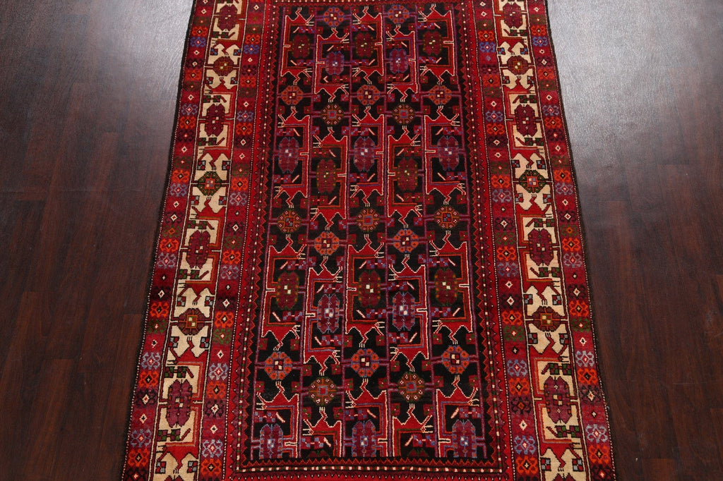 Geometric Bakhtiari Persian Area Rug 5x10