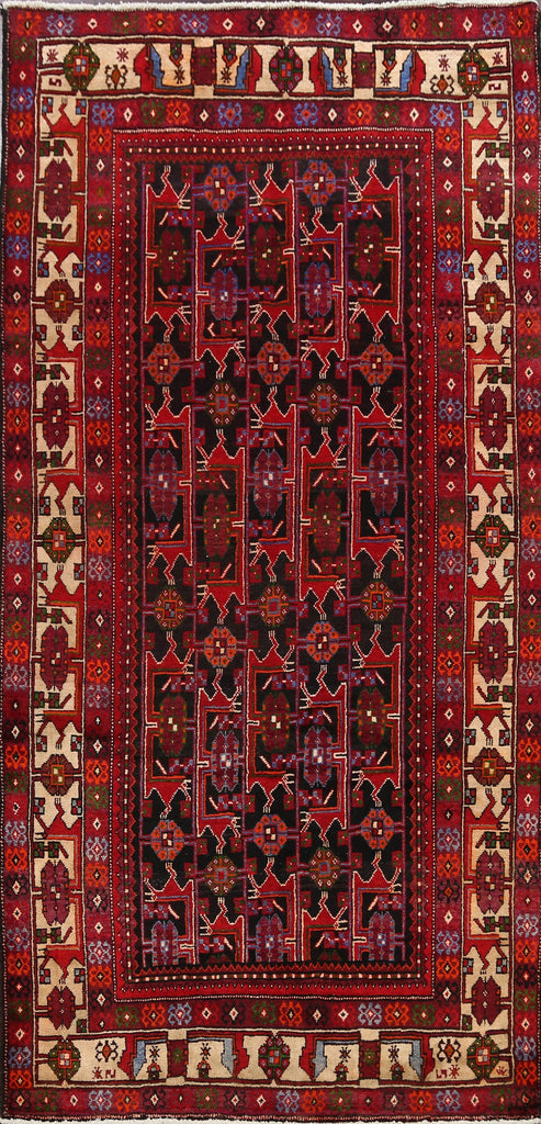 Geometric Bakhtiari Persian Area Rug 5x10