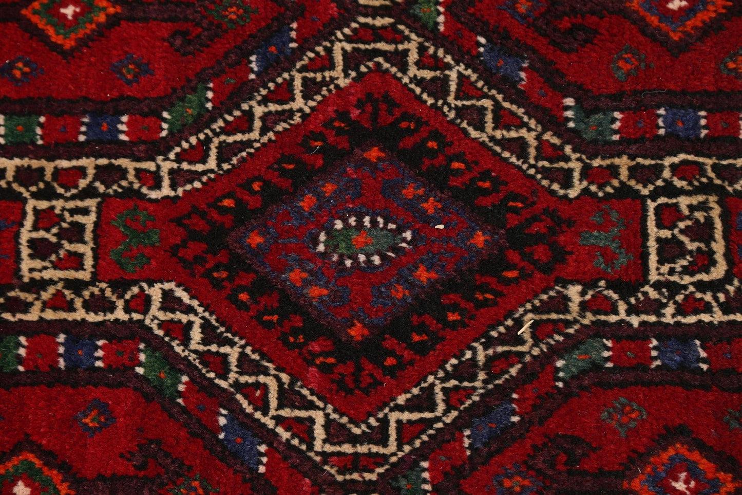 Geometric Hamedan Persian Area Rug 5x10