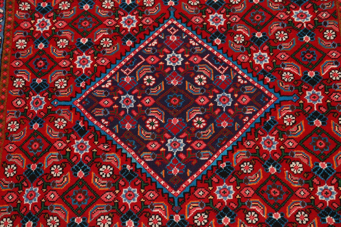 Geometric Mahal Persian Area Rug 7x10