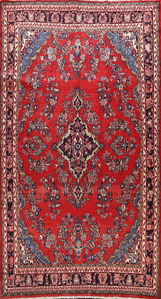 Floral Hamedan Persian Area Rug 7x11