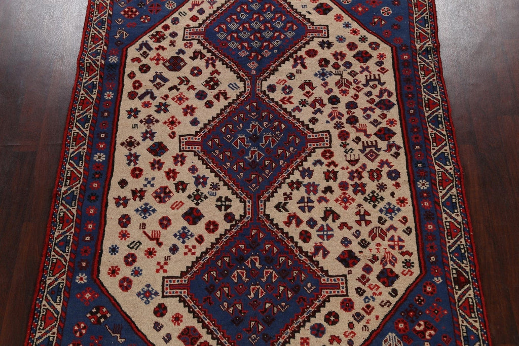 Tribal Geometric Shiraz Persian Area Rug 7x9