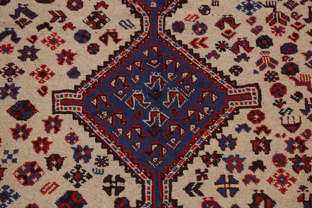 Tribal Geometric Shiraz Persian Area Rug 7x9