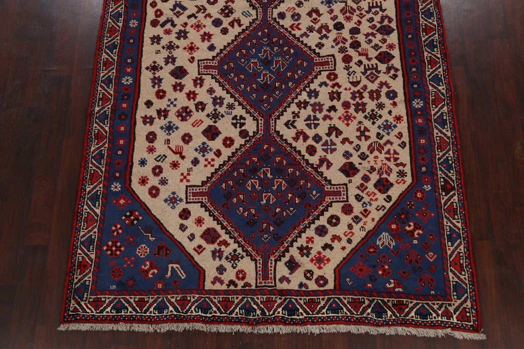 Tribal Geometric Shiraz Persian Area Rug 7x9