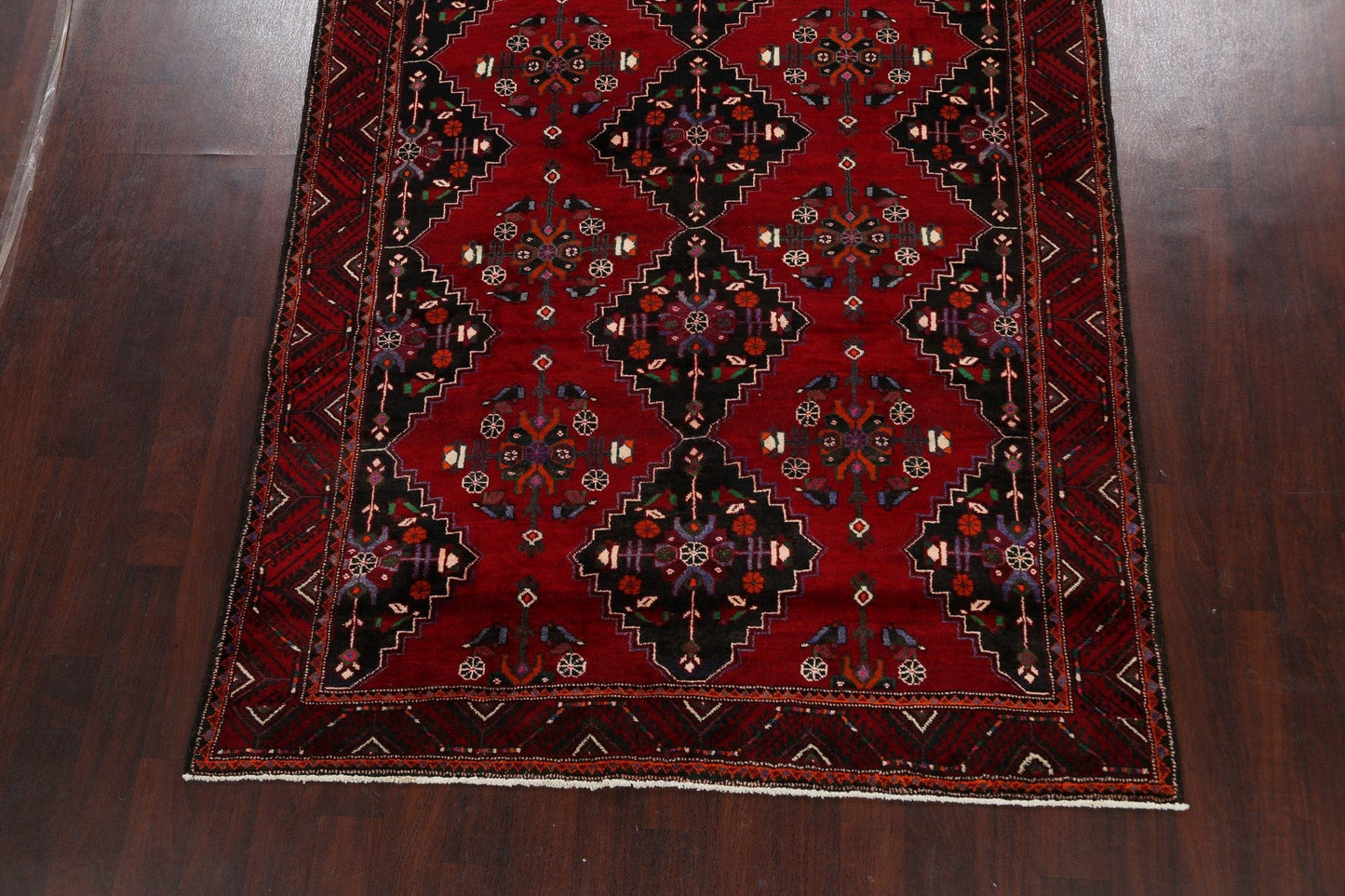 Geometric Hamedan Persian Area Rug 7x10