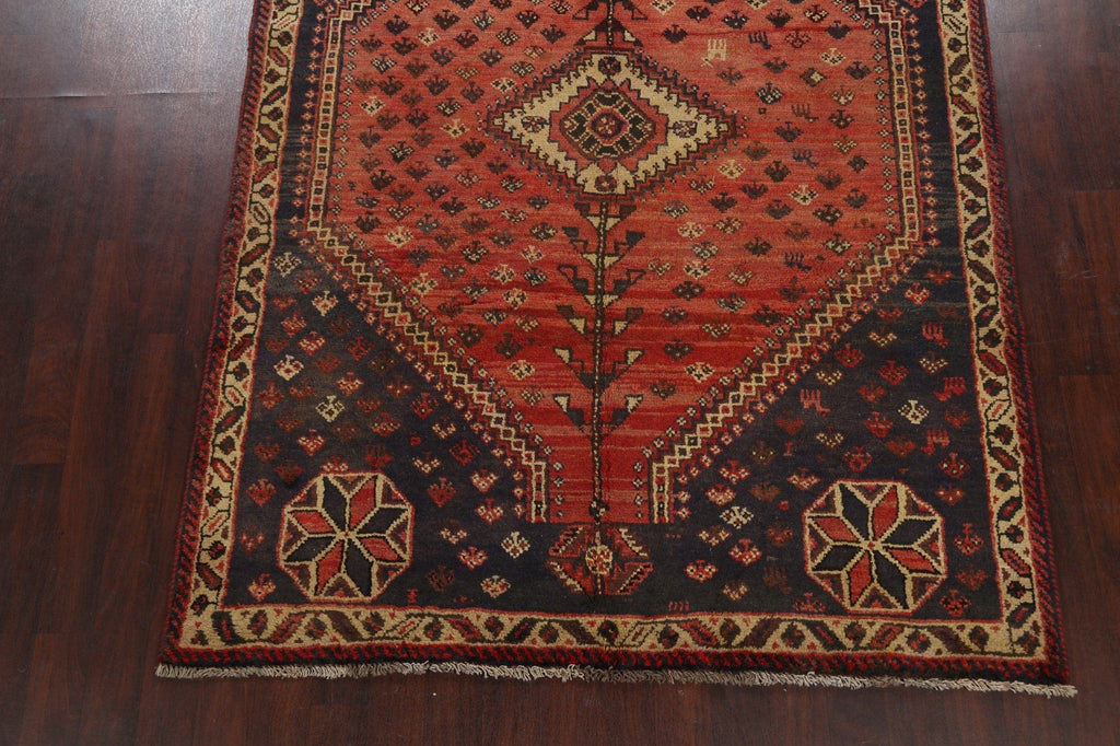 Tribal Geometric Shiraz Persian Area Rug 7x9