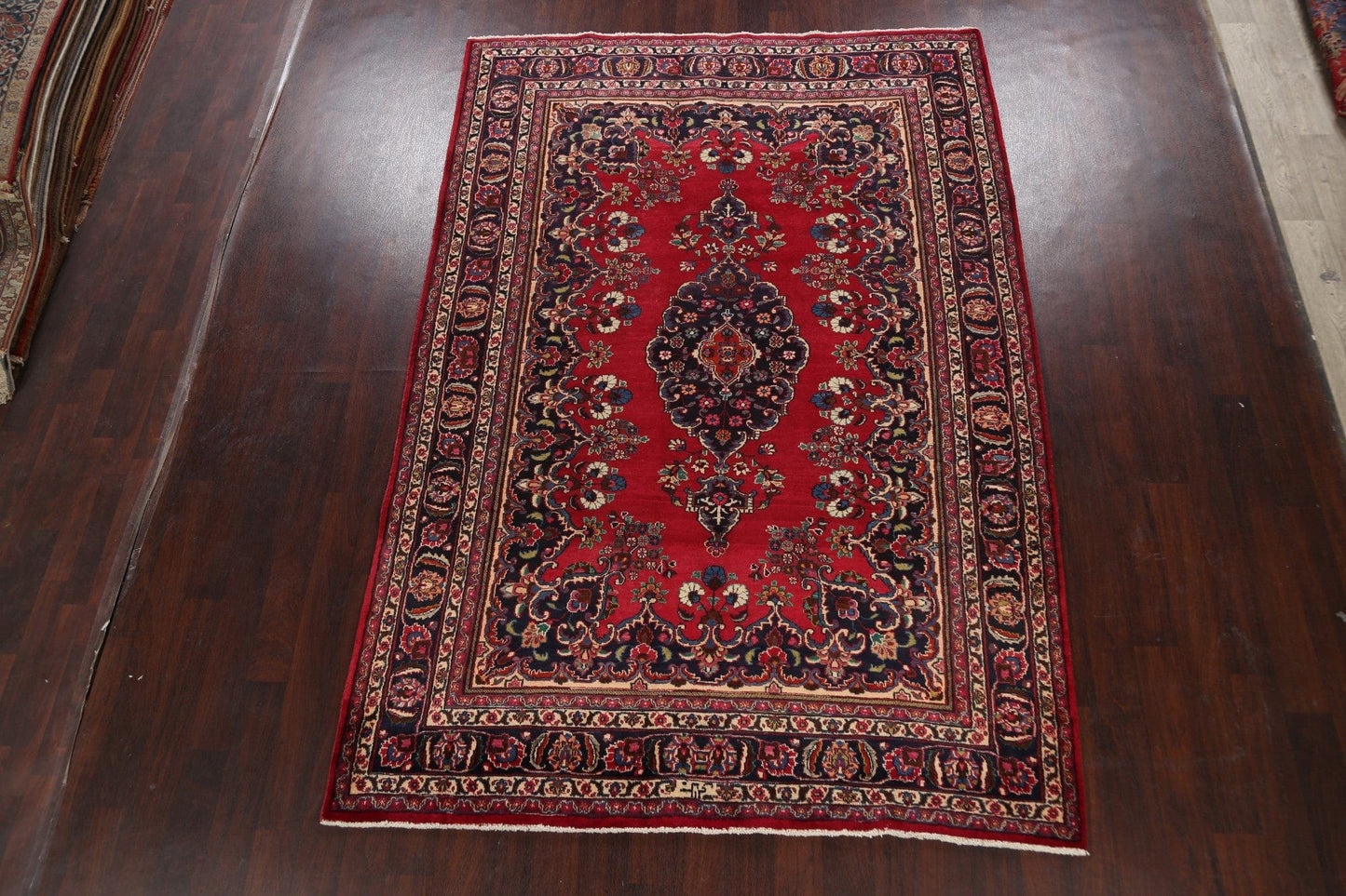 Floral Mashad Persian Area Rug 7x10