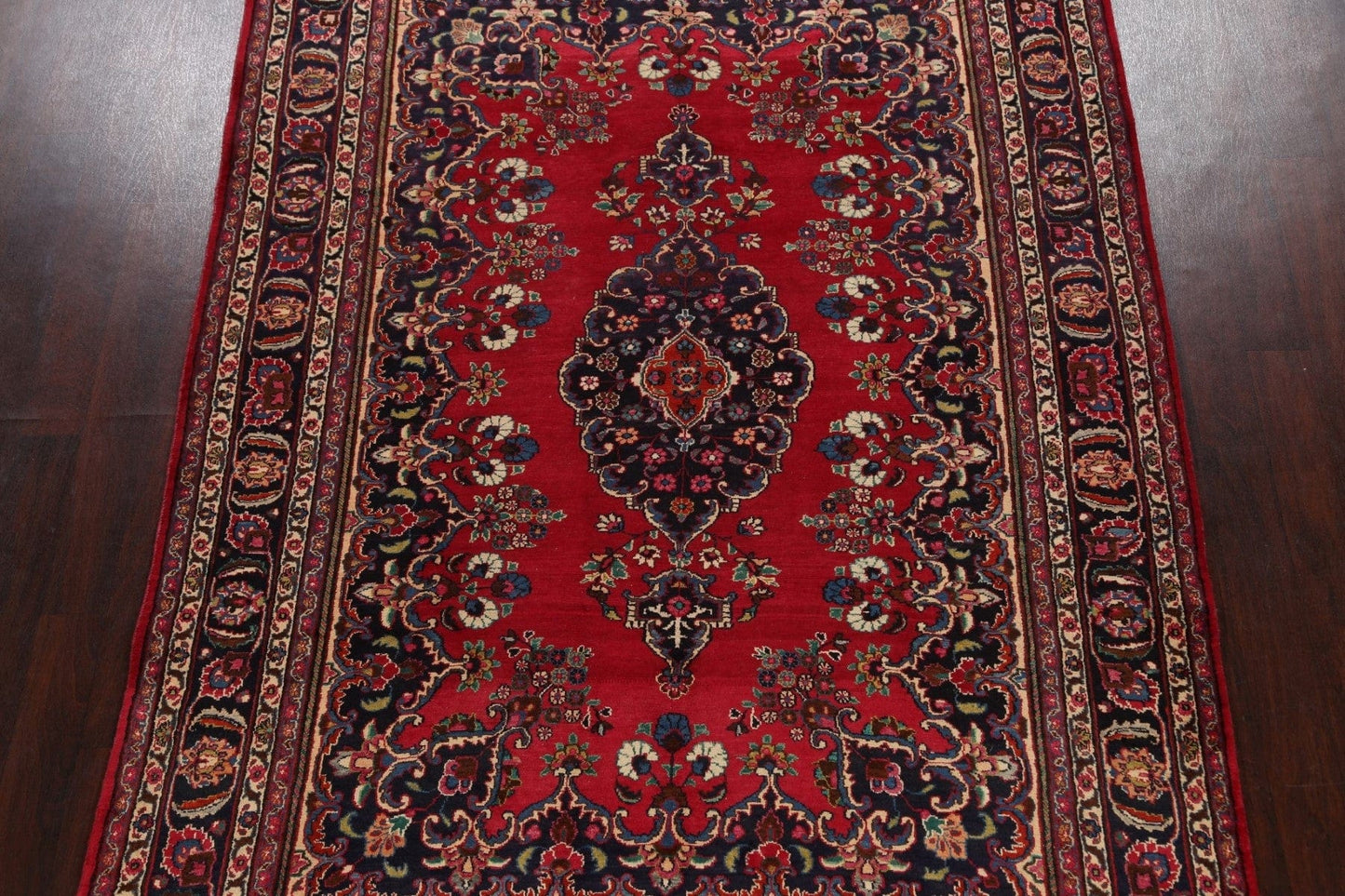 Floral Mashad Persian Area Rug 7x10