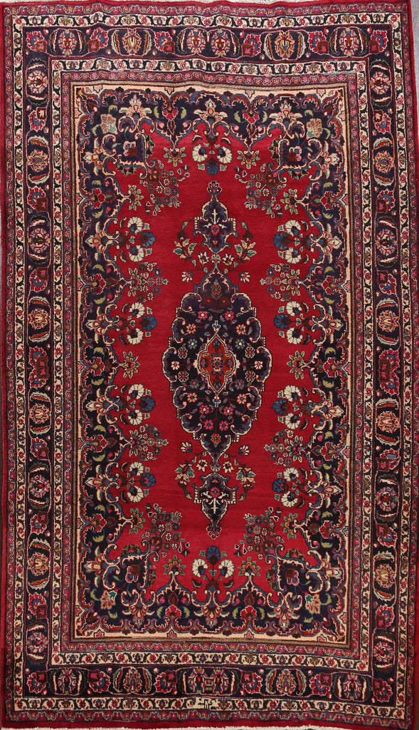 Floral Mashad Persian Area Rug 7x10