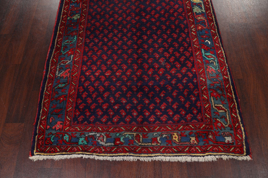 Boteh Botemir Persian Runner Rug 4x13