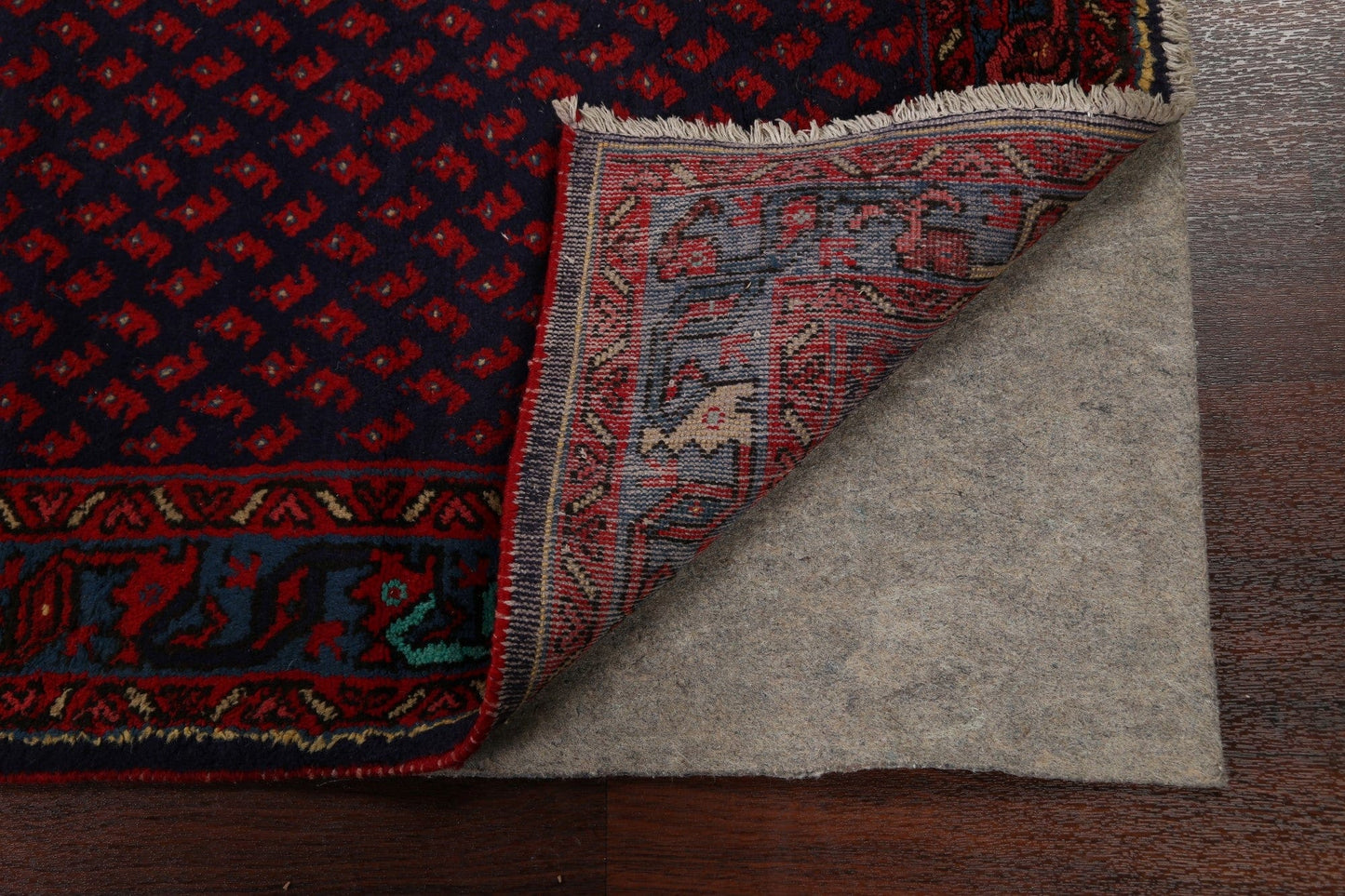 Boteh Botemir Persian Runner Rug 4x13