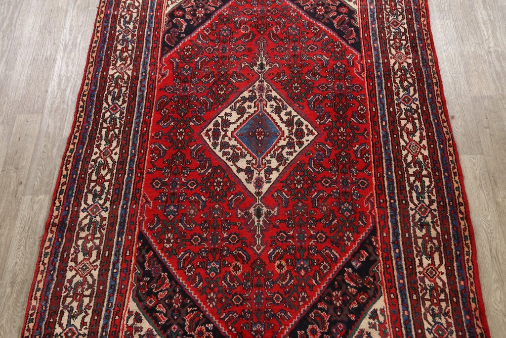 Geometric Hamedan Persian Area Rug 7x11