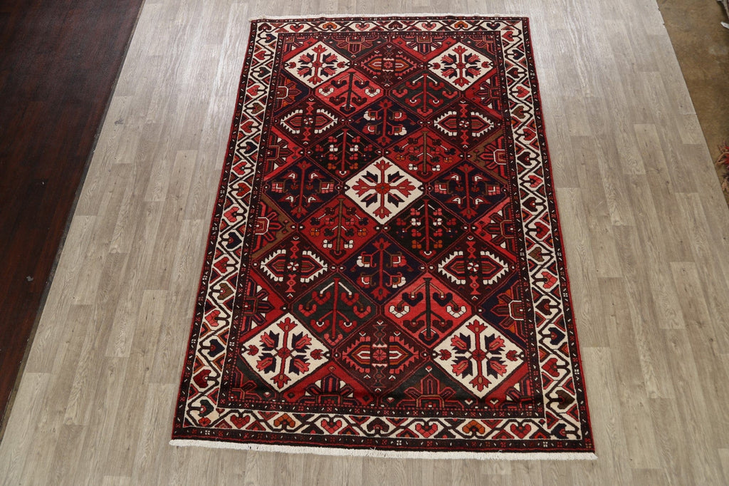 Geometric Bakhtiari Persian Area Rug 7x10