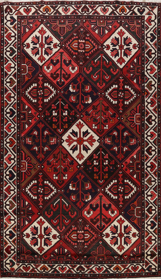 Geometric Bakhtiari Persian Area Rug 7x10