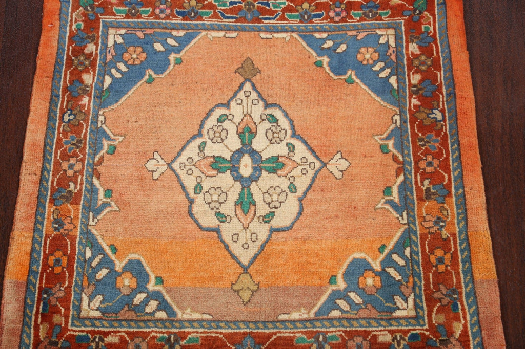 Geometric Sarouk Persian Area Rug 2x2