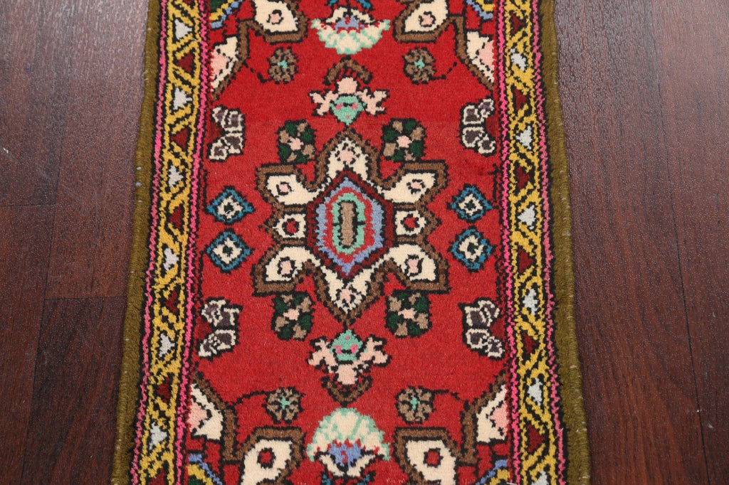 Geometric Hamedan Persian Area Rug 1x2