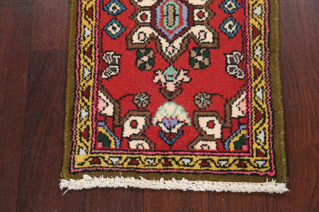 Geometric Hamedan Persian Area Rug 1x2