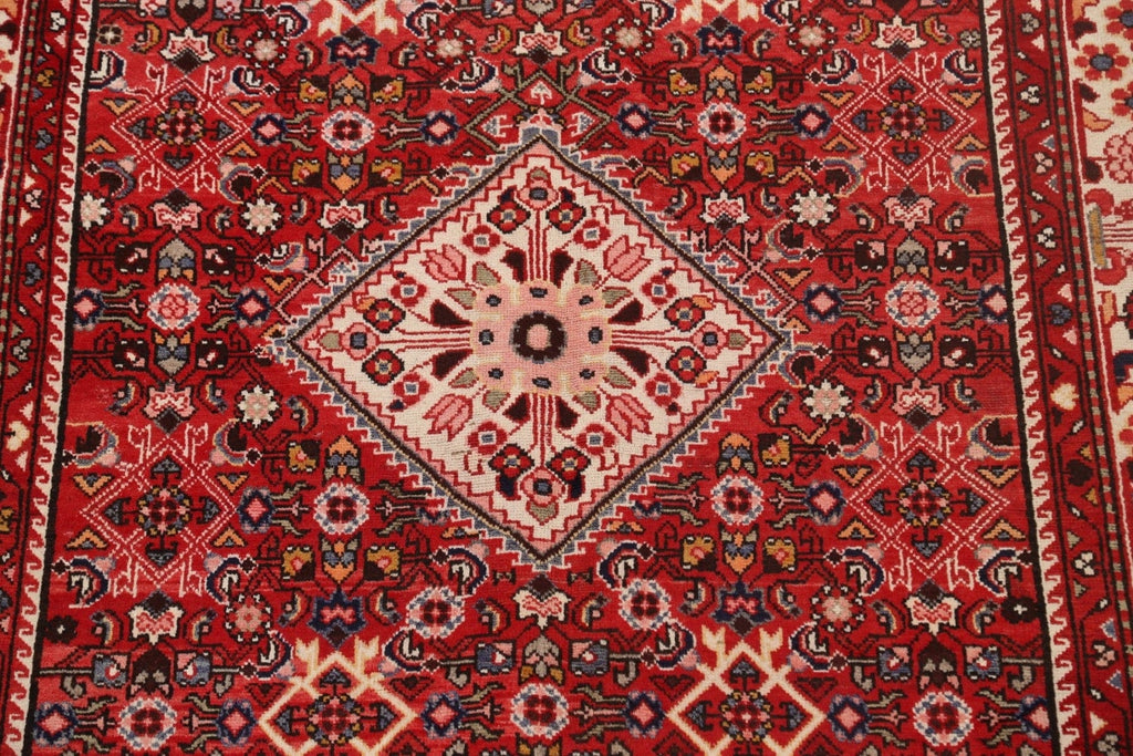 Geometric Hamedan Persian Area Rug 5x10