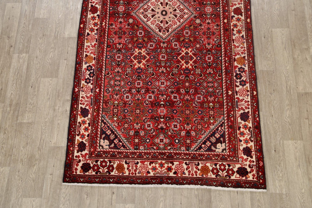 Geometric Hamedan Persian Area Rug 5x10