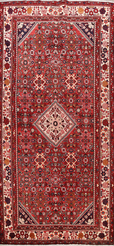 Geometric Hamedan Persian Area Rug 5x10