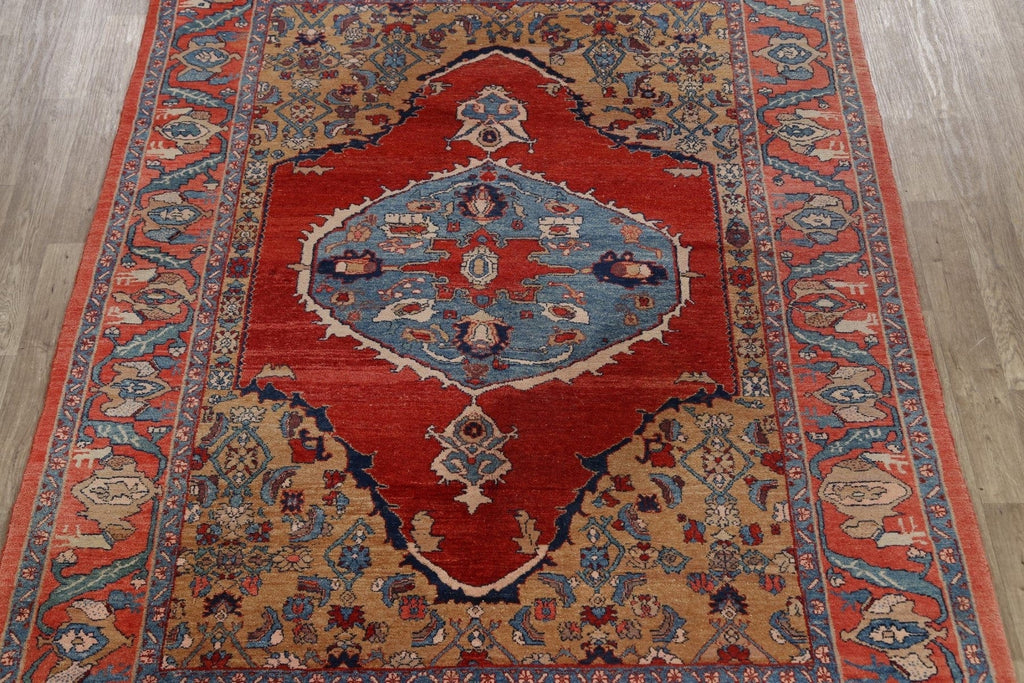 100% Vegetable Dye Heriz Oriental Area Rug 8x11