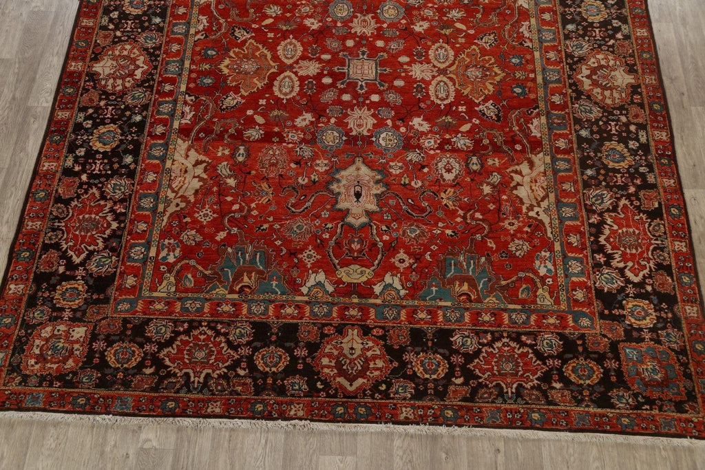 100% Vegetable Dye Heriz Serapi Persian Area Rug 10x12