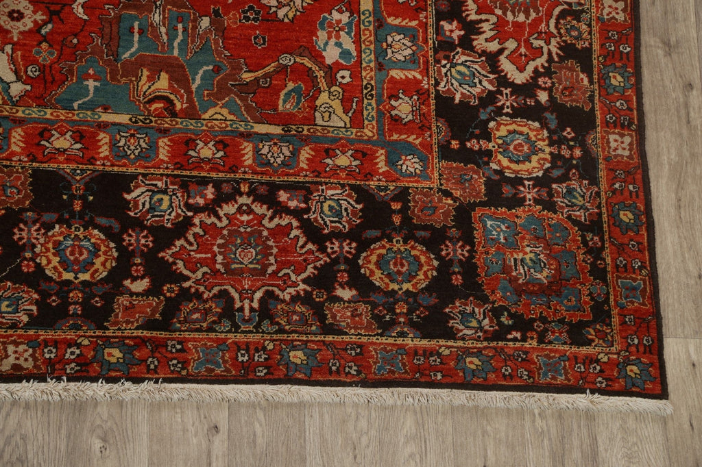 100% Vegetable Dye Heriz Serapi Persian Area Rug 10x12