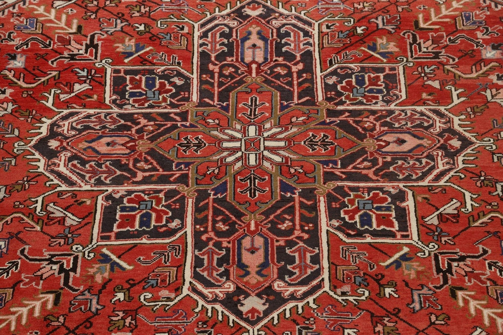 Geometric Heriz Persian Area Rug 8x11