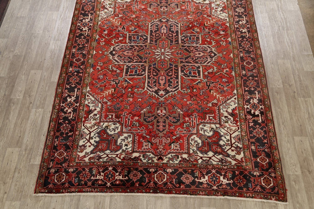 Geometric Heriz Persian Area Rug 8x11