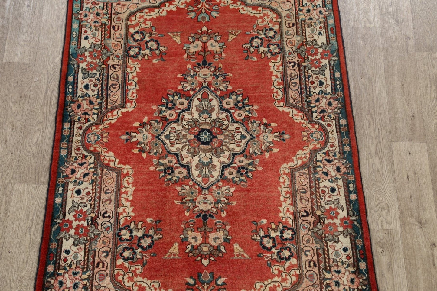 Floral Mahal Persian Area Rug 4x7