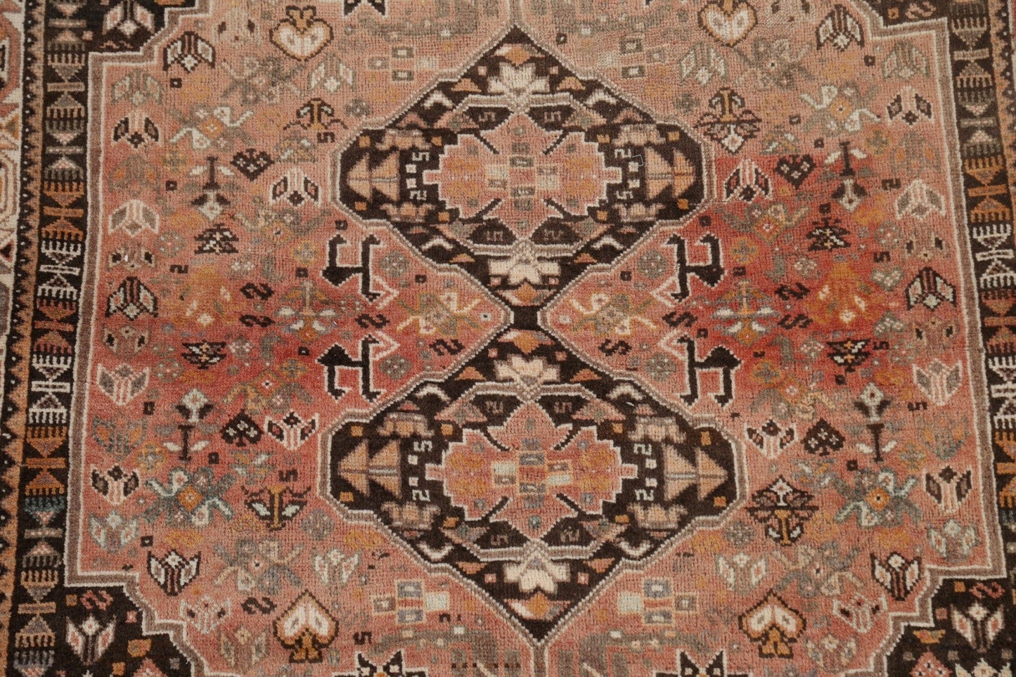 Geometric Shiraz Persian Area Rug 4x5