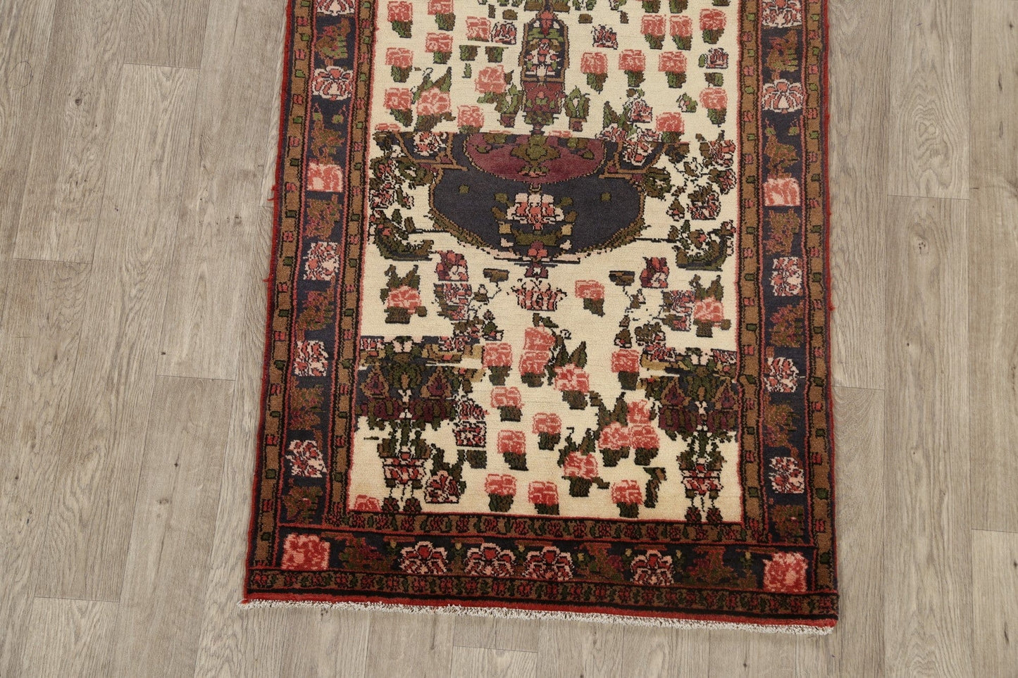 Geometric Malayer Persian Runner Rug 3x7