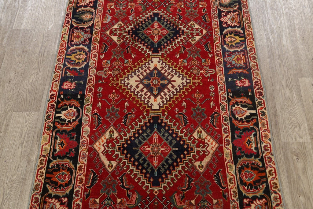 Geometric Abadeh Nafar Persian Area Rug 4x6