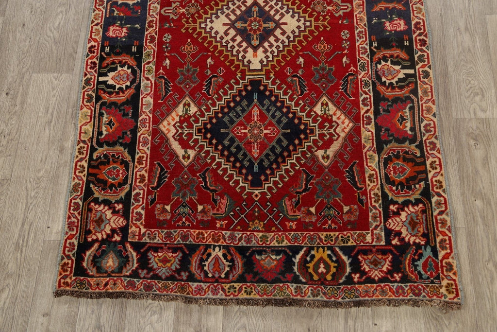 Geometric Abadeh Nafar Persian Area Rug 4x6