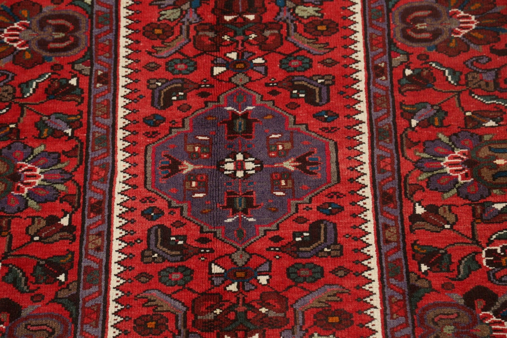 Geometric Hamedan Persian Area Rug 3x5